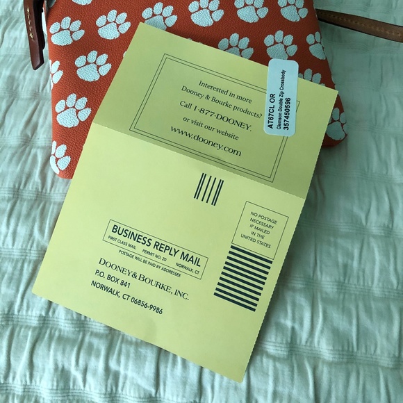 Dooney & Bourke Clemson Tigers Crossbody NWT - Picture 12 of 13